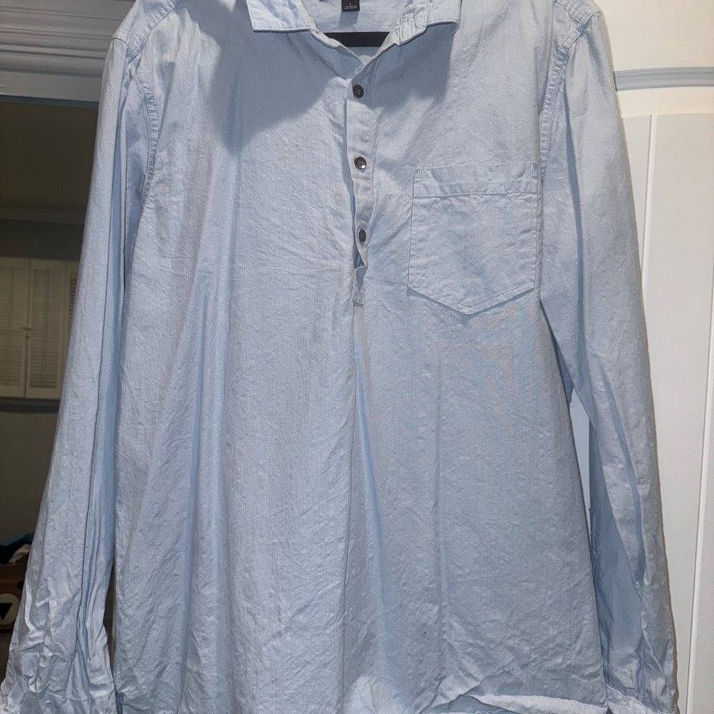 Men's Light Blue Casual Shirt